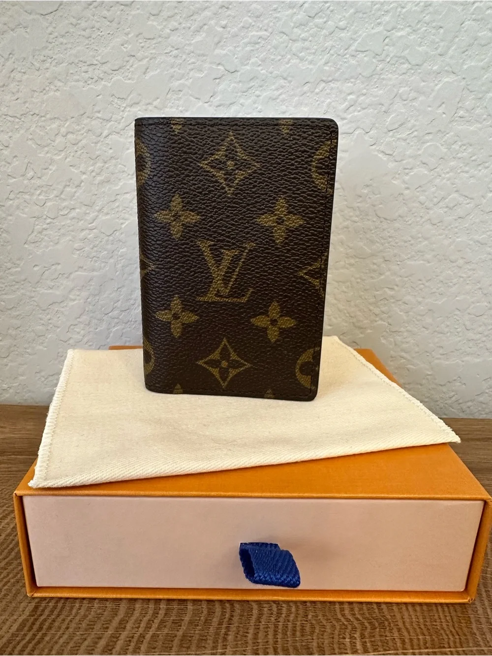 Louis Vuitton Monogram Pocket Organizer Card Holder Cash